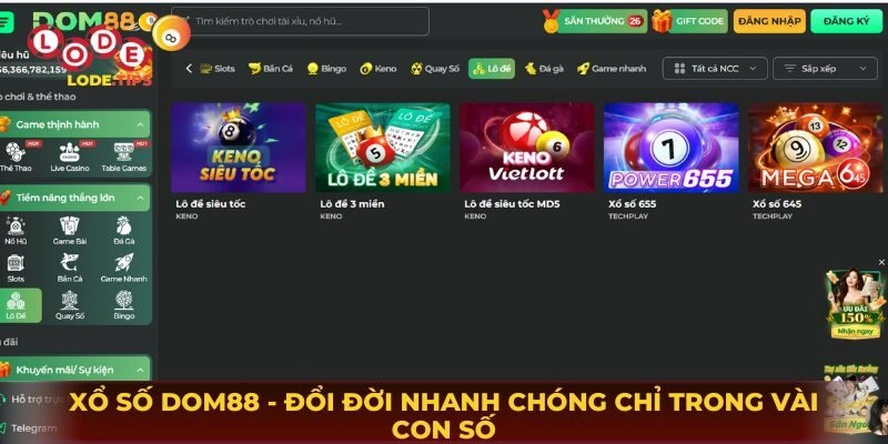 Xổ Số Dom88 - Đổi Đời Nhanh Chóng Chỉ Trong Vài Con Số